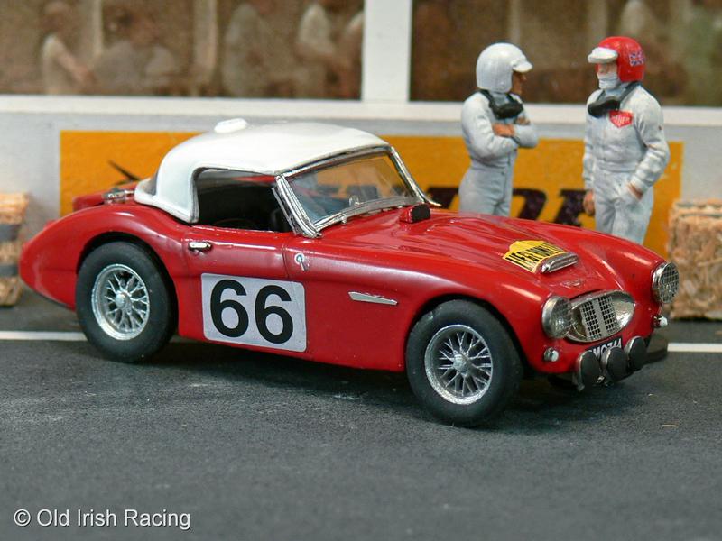 Austin Healey 3000 road and rally cars  1/43rd scale by K & R Replicas 
