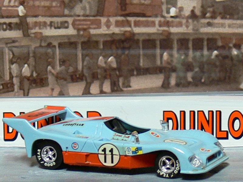 the Gulf sponsored Mirage cars at Le Mans after the GT40 and Porsche 917 