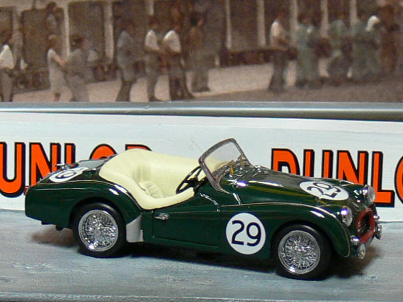 1955 Triumph TR2 At Le Mans this TR2 finished in 15th place behind its